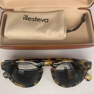 Illesteva Leonard Sunglasses Tortoise/Grey
